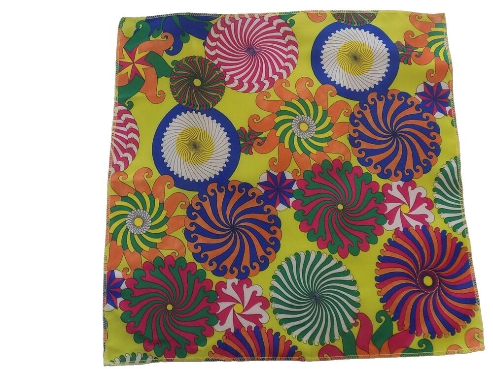 LUSH knot wrap scarf multicolor NWOT